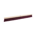 Boardwalk 36 in Sweep Face Broom Heads, Maroon BWK20336